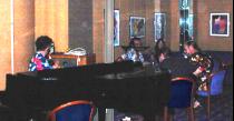 A group jam session with The In Crowd